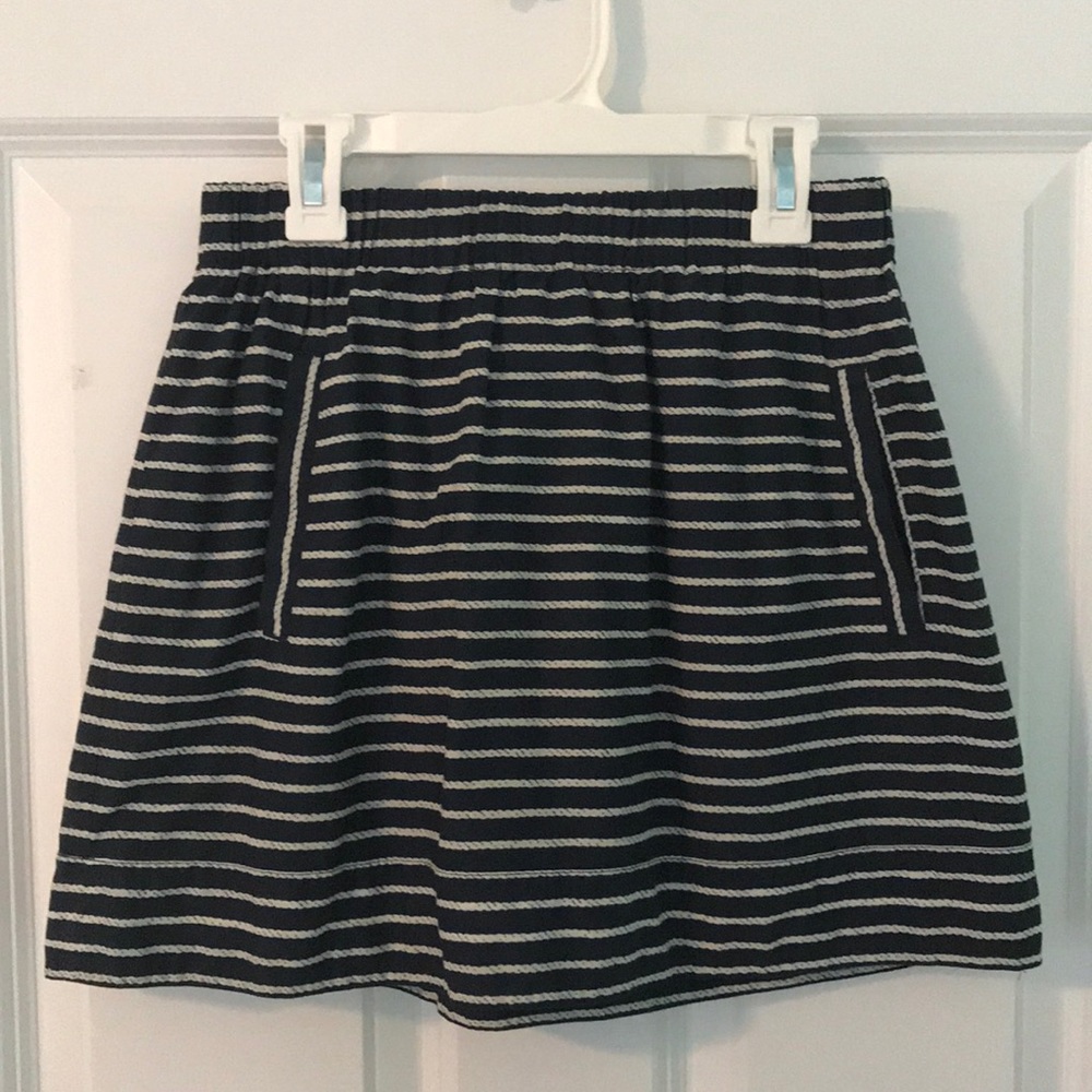 J.Crew nautical skirt